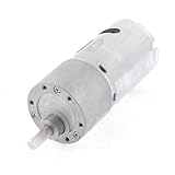 uxcell DCギヤードモータ　ギヤボックスモーター　減速機　磁気　DC 12V　80 RPM