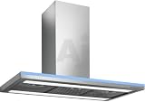 Review Futuro Futuro  / Futuro Futuro I36STRB Stainless Steel Streamline B. Island Mount Range Hood with 940 CFM Internal Blower, 4 Speed Electronic Controls, 2 Fluorescent Lights and Soft Blue Neon Trim Lights: 36 Inch Width