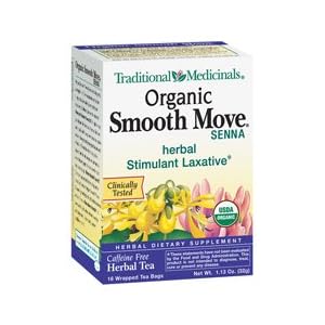 Traditional Medicinals Herbal Teas, Organic Smooth Move, 16 Tea Bags (Pack of 3) Traditional Medicinals Herbal Teas, Organic Smooth Move, 16 Tea Bags (Pack of 3)