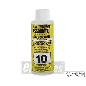 Silicone Shock Fluid, 10WT 2 oz 100 CTS from Associated Electric Car Kits