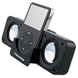 INSTEN Folding Stereo Speaker - Black