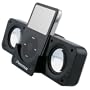INSTEN Folding Stereo Speaker - Black