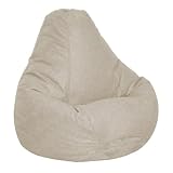 Stone Extra Large Urban Suede Beanbag By Elite Furniture