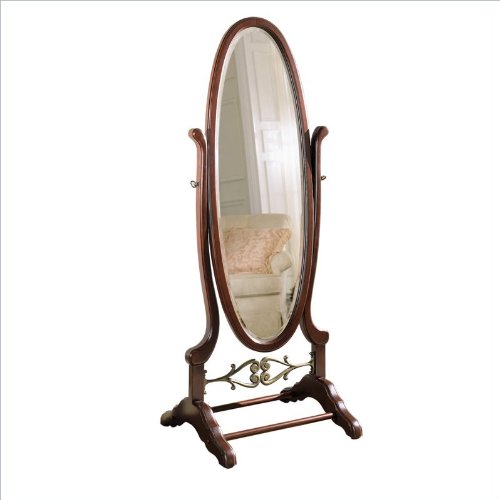 Powell Heirloom Cherry Cheval Mirror