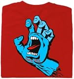 Santa Cruz Skateboards Screaming Hand Crew Short Sleeve T-Shirt