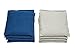 Weather Resistant Cornhole Bags (Set of 8) by SC Cornhole (Royal Blue/Grey)