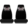 Plasticolor 6592R01 Tapout Darkside Logo Front Bucket Seat Covers - One Pair