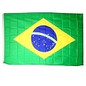 Brazil National Flag (3' x 5', 100% Polyester)