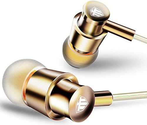 Cosonic Metal Aluminum Magic Sound Stereo Rich Bass In Ear Headphones Earbuds with Mic Microphone
