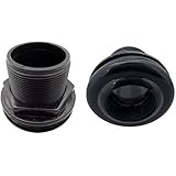 2 Pack - 1.5" Threaded/Slip Bulkhead
