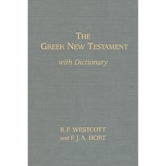 Westcott-Hort Greek New Testament-FL-Comparison