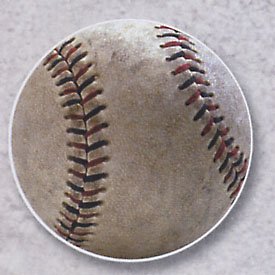 Baseball Auto Coaster, Single Coaster for Your Car by Highland Graphics Creative Ventures