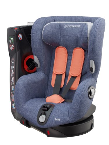 Maxi-Cosi 86086967 - Axiss, Kinderautositz Gruppe 1 (9-18 kg), drehbar um 90° für einfaches Ein-und Aussteigen, divine denim