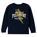 Boys' Hanes Printed Fleece Crew - Blue