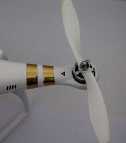 Gold 4x Rings Decal sticker wrap vynil skin compatible with Dji Phantom 1, 2 vision