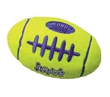KONG Air Dog Squeaker Football Dog Toy, Large, Yellow