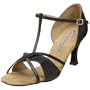 Capezio Women's BR18 Latina 2.5" Ballroom Shoe,Black,4 W US