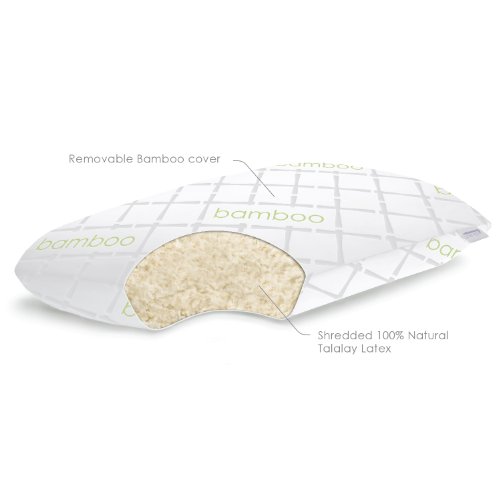 >>>Sale LinenSpaï¿½ Shredded 100 Natural Talalay Latex Pillow with