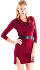 Material: Knit /Polyester /Rayon /Spandex 
Shoulder: Long Sleeves  
Embellishments: Draped  
Size Category: Adult 

