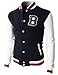H2H Mens Slim Fit Cotton Varsity Baseball Bomber Jacket Of Various Styles