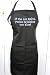 Black Embroidered Apron 