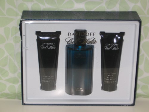 Buy Cool Water By David Off for Men 3 PCS Gift Set in Box 4.2 SP +2.5 S G +2.5 A S by Davidoff