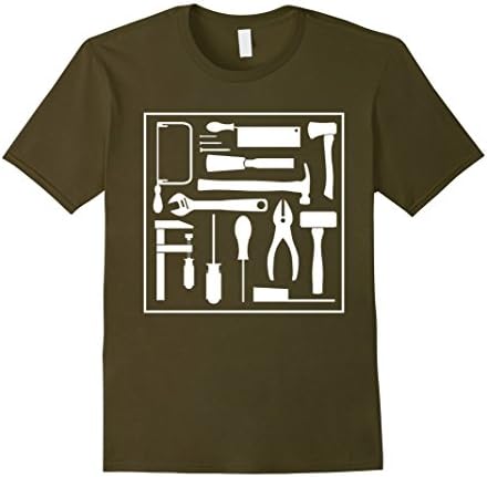 Men's Woodworking Tools T-Shirt Limited Edition Shirt Medium Olive