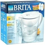 Brita Water Filtration System Kit: 1 Pitcher (Large Capacity) Plus 2 Filters