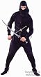 Adult Black Ninja Costume (Size:Standard)