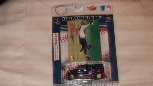 Cleveland Indians Diecast Hummer H2 Fleer with Card MLB