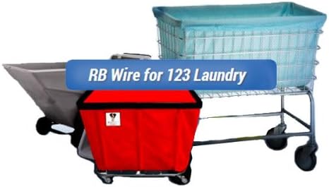 Large Capacity Front Load Laundry Cart w/ Single Pole Rack* Model Number 200S91