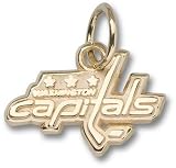 Washington Capitals New Eagle 3/8" Gold Plated Charm/Pendant
