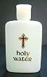 Holy Water Bottle - 4.75"x2.5" - Plastic