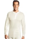 Hanes Thermal Henley 22805