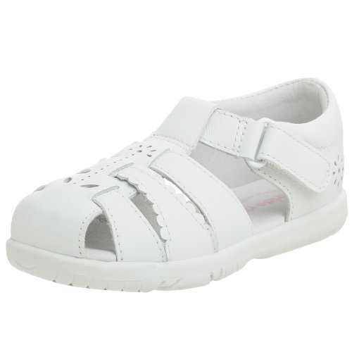 Stride Rite Infant/Toddler Daffodil Sandal,White,7.5 M US Toddler