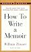 How to Write a Memoir