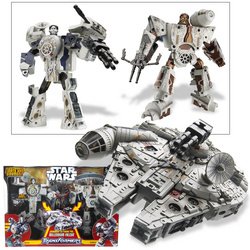 Star Wars Deluxe Transformer Millenium Falcon