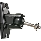 OmniMount Stainless Steel Series Wall Speaker Mount (Black - 10lb)