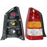 01-04 MAZDA TRIBUTE TAIL LIGHT LH (DRIVER SIDE) SUV, Lens & Housing (2001 01 2002... by Parts Train