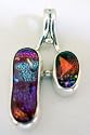 Free Form Dichroic Glass Pendant