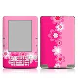 Retro Pink Flowers Design Protective Decal Skin Sticker for Amazon Kindle 2 E-Book Reader (Version 2.0)