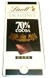 Lindt 70% Cocoa, Dark, 100g