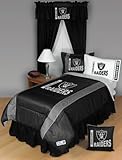 Oakland Raiders NFL "Side Line Collection" Full Bed Complete Set