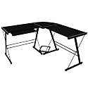 Walker Edison 3 Piece Home Office Computer Desk - Black