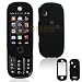 Motorola Evoke QA4 Cell Phone Rubber Feel Black Protective Case Faceplate Cover