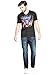 GUESS Men's Iverson Logo V-Neck Tee