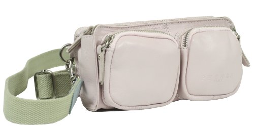 Phyn&egrave;s Paris mini Umh&auml;ngetasche / Handtasche / Clutch Echt-Leder in Hellpink