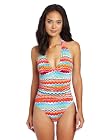 La Blanca Women's Shore Halter Cup Mio 1 Piece