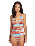 La Blanca Womens Shore Halter Cup Mio 1 Piece