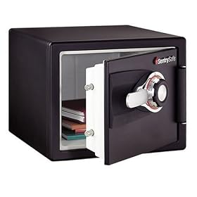 Sentry DS0200 Safe 1 Hour Fireproof Combination Safe, 0.8 Cubic Feet, Black